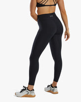 TYR LADIES 25  LEGGINGS BLACK